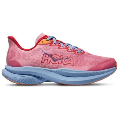 Hoka Kids' Girls  Mach 6 In Cerise/peony