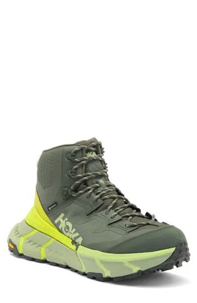 Hoka Gore-tex® Tennine Waterproof Hiker Boot In Thyme/evening Primrose