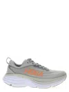 Hoka Bondi 8 Running Shoe In Grey
