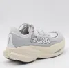 Hoka Grey Mach X2 Sneakers In White
