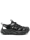 Hoka One One Black Hopara Technical Sandals In Black