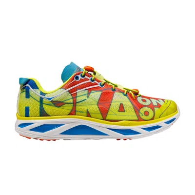 Pre-owned Hoka Huaka Origins 'evening Primrose Flame' In Yellow