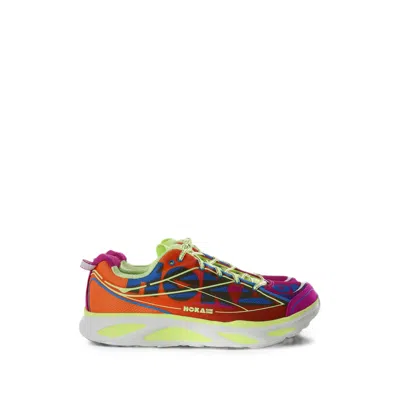 Hoka Huaka Pro Logo-print Panelled Sneakers In Multi
