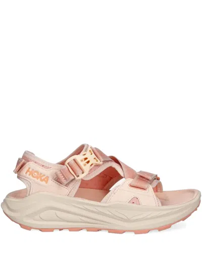 Hoka Infini Hike Sandals In Pink