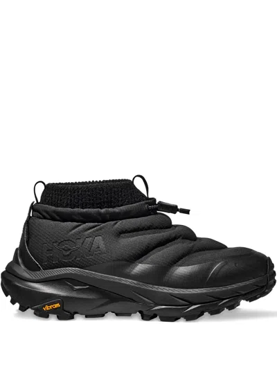 Hoka Kaha 2 Frost Moc Debossed-logo Sneakers In Black