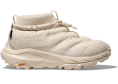 Pre-owned Hoka Kaha 2 Frost Moc Goretex (women's) Sneakers In Oat Milk/sesame