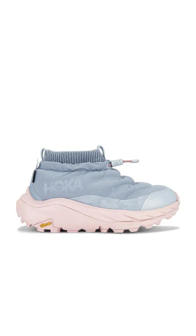 Hoka Kaha 2 Frost Moc Gtx Glm Slip On In Washed Blue & Pink Opal