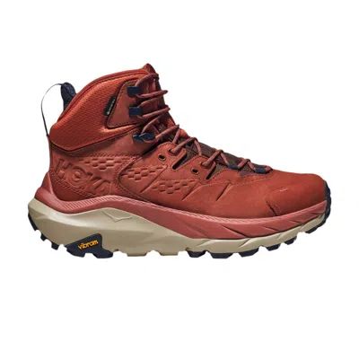 Pre-owned Hoka Kaha 2 Gore-tex 'rust Oxford Tan' In Red