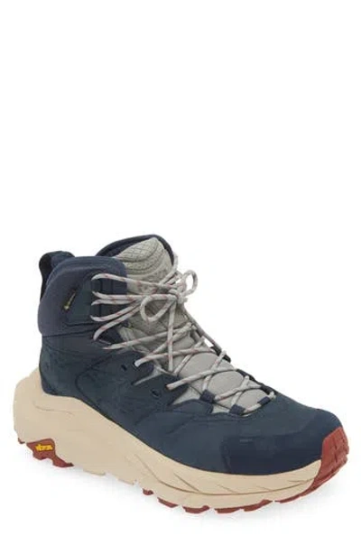 Hoka Kaha 2 Gore-tex® Waterproof Trail Boot In Limestone/shifting Sand