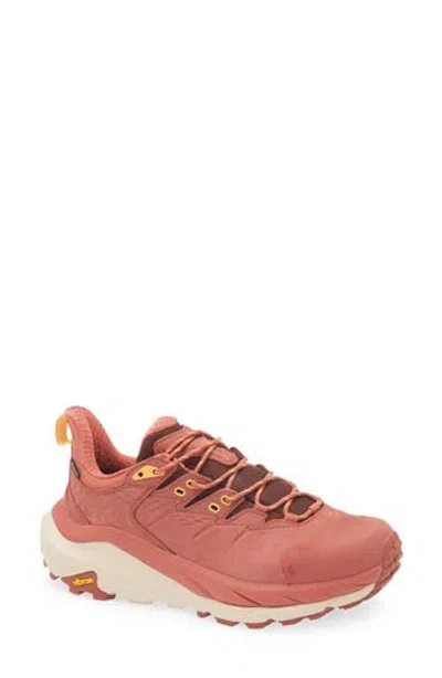 Hoka Kaha 2 Gtx Gore-tex® Waterproof Trail Running Shoe In Hot Sauce/shifting Sand