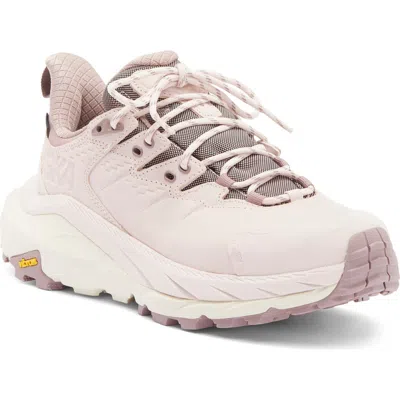 Hoka Kaha 2 Gtx Gore-tex® Waterproof Trail Running Shoe In Cosmic Pearl/oat Milk