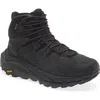 Hoka Kaha 2 Gtx Waterproof Hiking Boot In Black/black