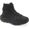 Hoka Kaha 2 Gtx Waterproof Hiking Boot In Black/black