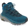 Hoka Kaha 2 Gtx Waterproof Hiking Boot In Blue Coral/blue Graphite