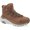 Hoka Kaha 2 Gtx Waterproof Hiking Boot In Dark Brown/harbor Mist