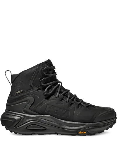Hoka Kaha 3 High-top Hiking Sneakers In Black
