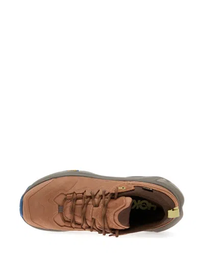 Hoka Kaha 3 Low Gore-tex Sneakers In Brown