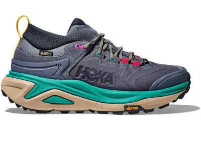 Pre-owned Hoka Kaha 3 Low Goretex (women's) Sneakers In Anchor/gemstone In Multi
