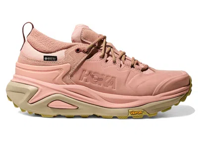 Pre-owned Hoka Kaha 3 Low Goretex (women's) Sneakers In Rose Latte/cardamom