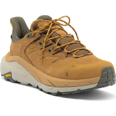 Hoka Kaha Low Gore-tex® Waterproof Sneaker In Honey/barley