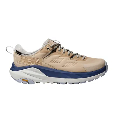 Pre-owned Hoka Kaha Low Gtx 'oat Milk Vaporous' In Tan