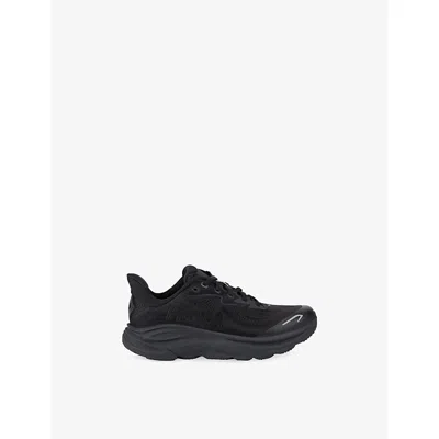 Hoka Black Kids' Clifton 10 Mesh Trainers Eur 38.5 /5.5 Uk