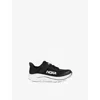 Hoka Blk/white Kids' Clifton 10 Mesh Trainers Eur 29.5 /11.5 Uk In Multi