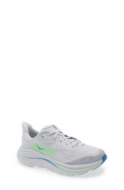Hoka Kids' Clifton 10 Running Sneaker In Gray