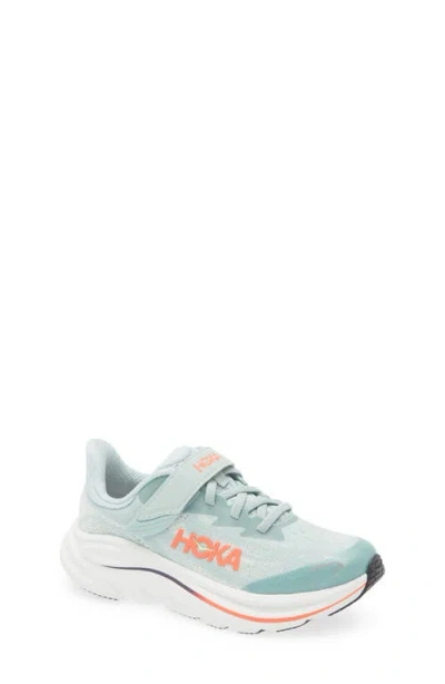 Hoka Kids' Clifton 10 Running Sneaker In Green