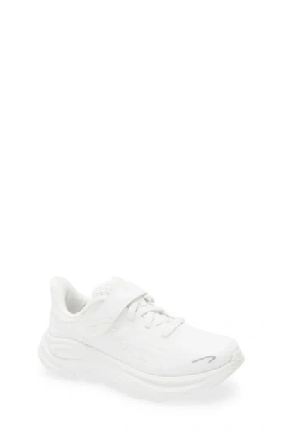 Hoka Kids' Clifton 10 Running Sneaker In White
