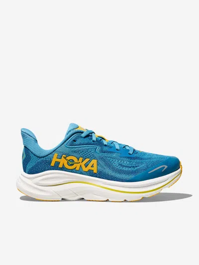 Hoka Kids Clifton 10 Trainers In Blue