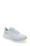 Hoka Kids' Clifton Youth Running Shoe In Gull/sea Ice