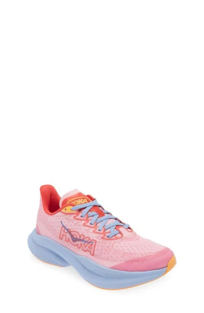 Hoka Kids' Mach 6 Trainers In Pink Multi