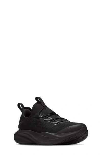 Hoka Kids' Mach 7 Running Shoe In Black