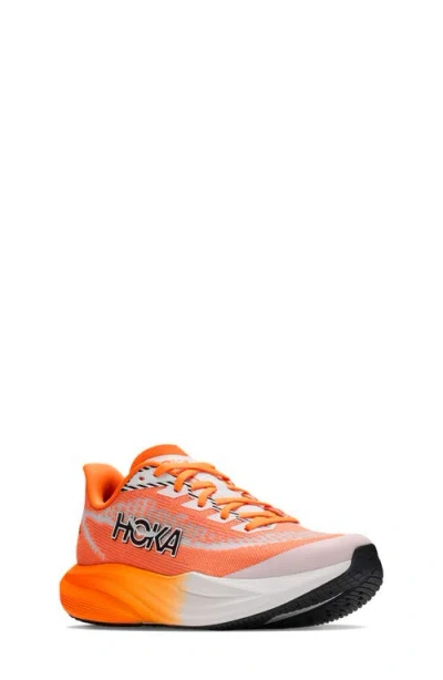 Hoka Kids' Mach 7 Running Shoe In Orange