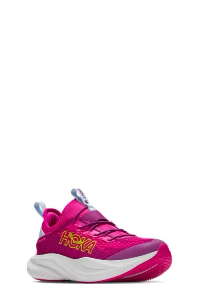 Hoka Kids' Mach 7 Running Shoe In Pink