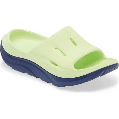 Hoka Kids' Ora Recovery Slide In Green