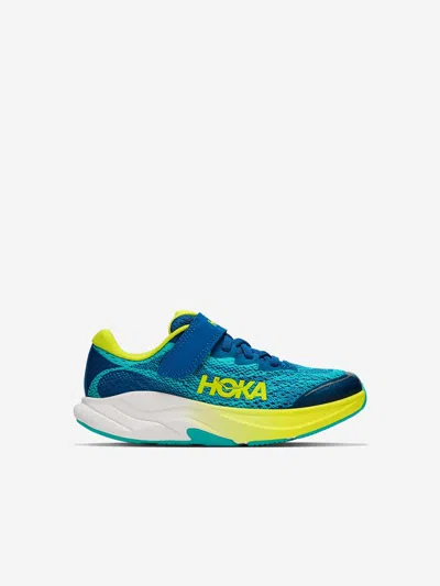 Hoka Kids Rincon 4 Trainers In Blue