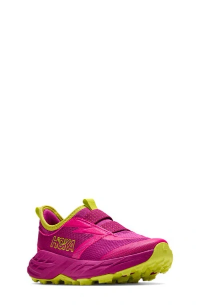Hoka Kids' Speedgoat 7 Trail Running Shoe In Purple