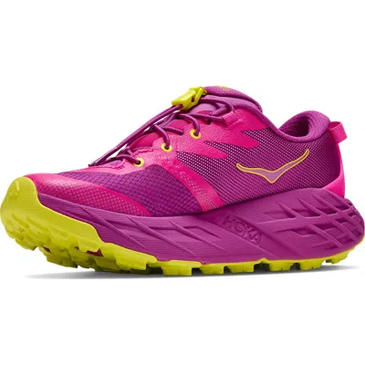 Hoka Kids' Speedgoat 7 Trail Running Shoe In Purple