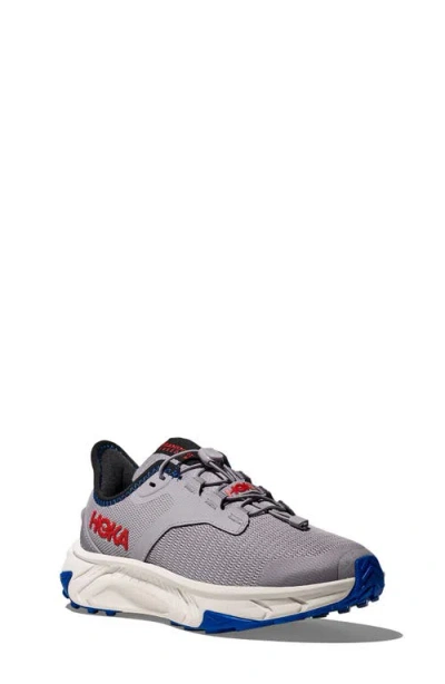 Hoka Kids' Transport Freedom Hiking Sneaker In Gray