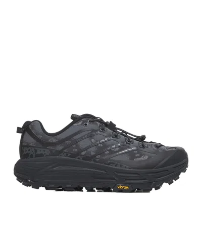 Hoka Sneaker Mafate Three2 Black/ Outer Orbit In Gray