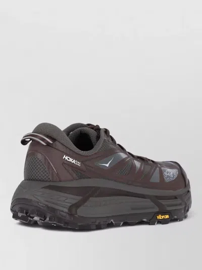 Hoka Low Top Sneakers Mesh Panels Pull Tab In Gray