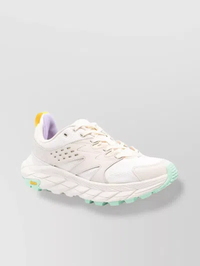 Hoka Low Top Sneakers Perforated Detailing In Neutral