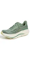 Hoka M Bondi 9 Synthetic Fabric Sneakers In Green
