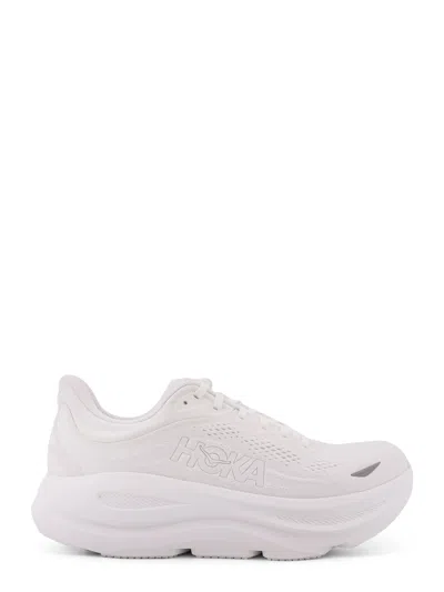 Hoka M Bondi 9 Synthetic Fabric Sneakers In White
