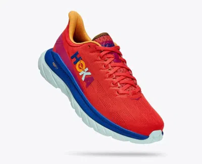 Hoka Mach 4 1113528-fbln Sneakers Men's Red Running Shoes Eee833