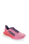 Hoka Mach 5 Running Shoe In Raspberry/strawberry