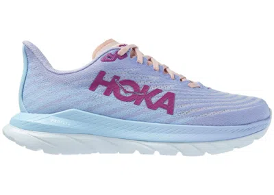 Pre-owned Hoka Mach 5 (women's) Sneakers In Baby Lavender/summer In Purple