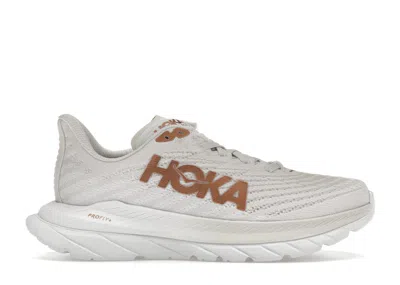 Pre-owned Hoka Mach 5 (women's) Sneakers In White/copper In Multi